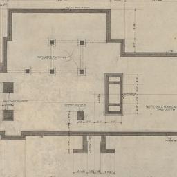 Working drawing #1: Foundat...