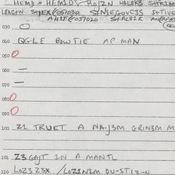 Eastern questionnaire, answ...