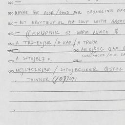 Eastern questionnaire, answ...