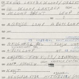 Eastern questionnaire, answ...