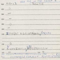 Eastern questionnaire, answ...