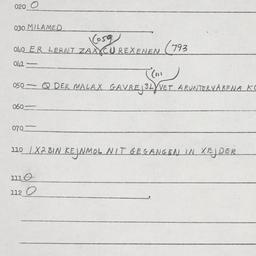 Eastern questionnaire, answ...