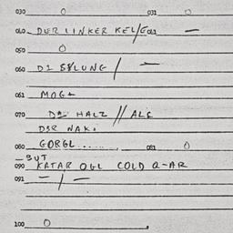 Eastern questionnaire, answ...