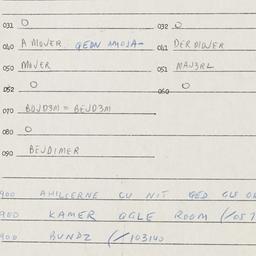 Eastern questionnaire, answ...