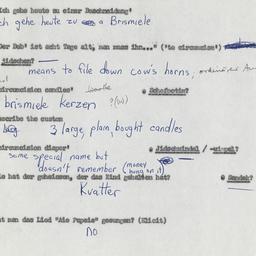 Western questionnaire, answ...