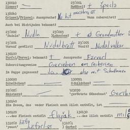 Western questionnaire, answ...