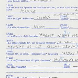 Western questionnaire, answ...