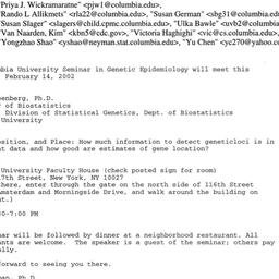 Announcements, 2002-02-14. ...