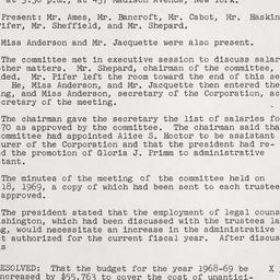 Executive Committee Meeting