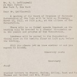 Correspondence-To R. C. Lef...