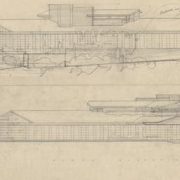 South, north elevations