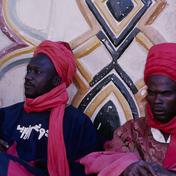 Emir of Zaria, two men with...