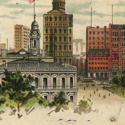 Newspaper Row, City Hall, N...
