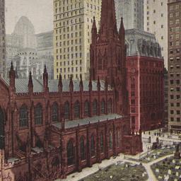 Trinity Church and Skyscrap...