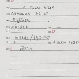 Eastern questionnaire, answ...