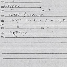 Eastern questionnaire, answ...