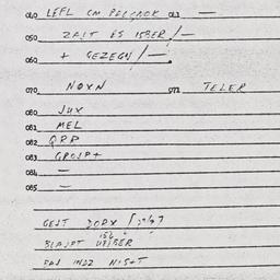 Eastern questionnaire, answ...