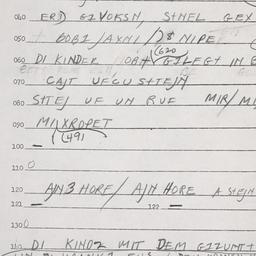 Eastern questionnaire, answ...