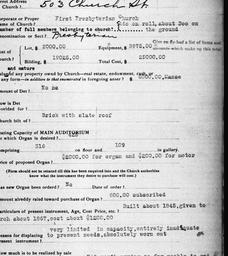 Carnegie Church Organs, Mar...