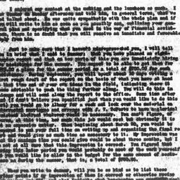 Letter from Dorothy Swaine ...