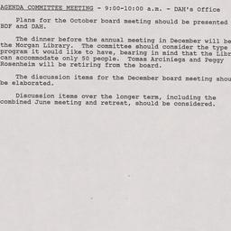 Agenda Committee