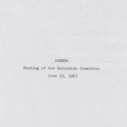Executive Committee Meeting