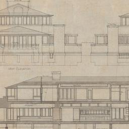 Working drawing #5: West, e...