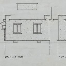 Rear, side elevations
