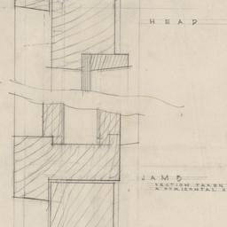 Head and jamb detail