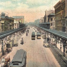 Bowery and Elevated. New York