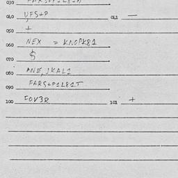 Eastern questionnaire, answ...