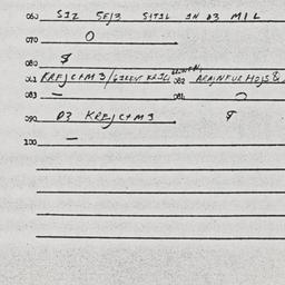 Eastern questionnaire, answ...