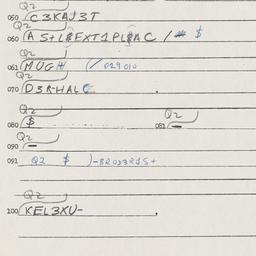 Eastern questionnaire, answ...