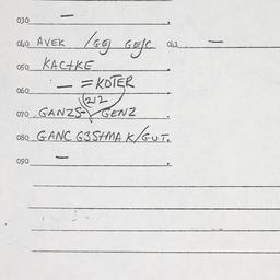 Eastern questionnaire, answ...