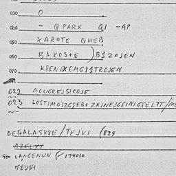 Eastern questionnaire, answ...