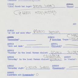 Western questionnaire, answ...