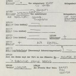 Western questionnaire, answ...