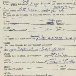 Western questionnaire, answ...
