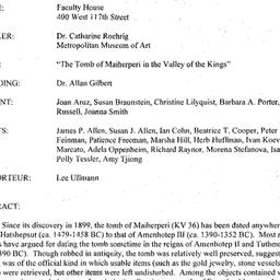 Minutes, 2005-04-20. The An...