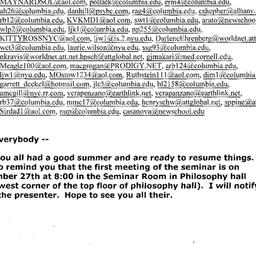Announcements, 2004-09-27. ...