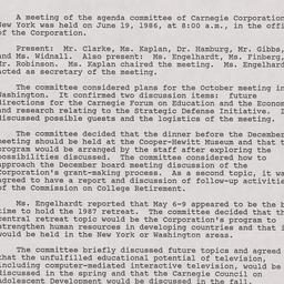 Agenda Committee