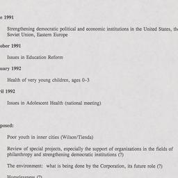 Agenda Committee