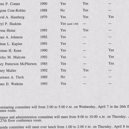 Agenda Committee