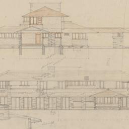 East, south elevations