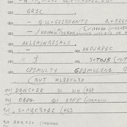 Eastern questionnaire, answ...