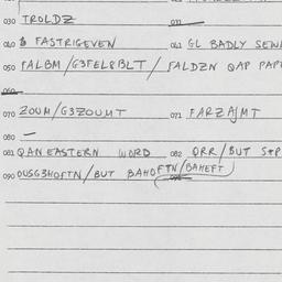 Eastern questionnaire, answ...