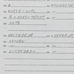 Eastern questionnaire, answ...