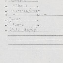 Eastern questionnaire, answ...