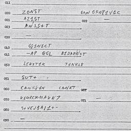 Eastern questionnaire, answ...
