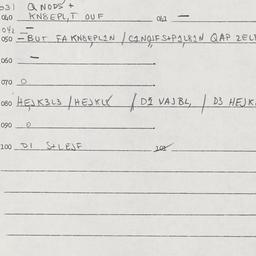 Eastern questionnaire, answ...